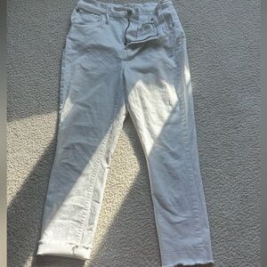 Madewell white jeans